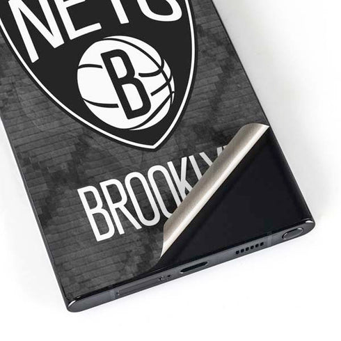NBA Brooklyn Nets Dark Rust Galaxy S25 Ultra Skin
